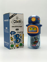 Cute Eyes Plastic Water Bottle for Kids with Adjustable Strap for kids